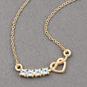 Bids.com 0.30 Carat Genuine Blue Topaz .925 Sterling Silver Necklace Necklaces Dark Gray size 18.00