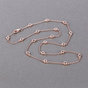 Bids.com 1.62 Carat Genuine Morganite .925 Sterling Silver Necklace Necklaces Light Slate Gray size 18.00