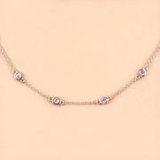 Bids.com 1.62 Carat Genuine Morganite .925 Sterling Silver Necklace Necklaces Peach Puff size 18.00