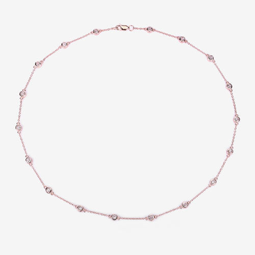 Bids.com 1.62 Carat Genuine Morganite .925 Sterling Silver Necklace Necklaces White Smoke size 18.00