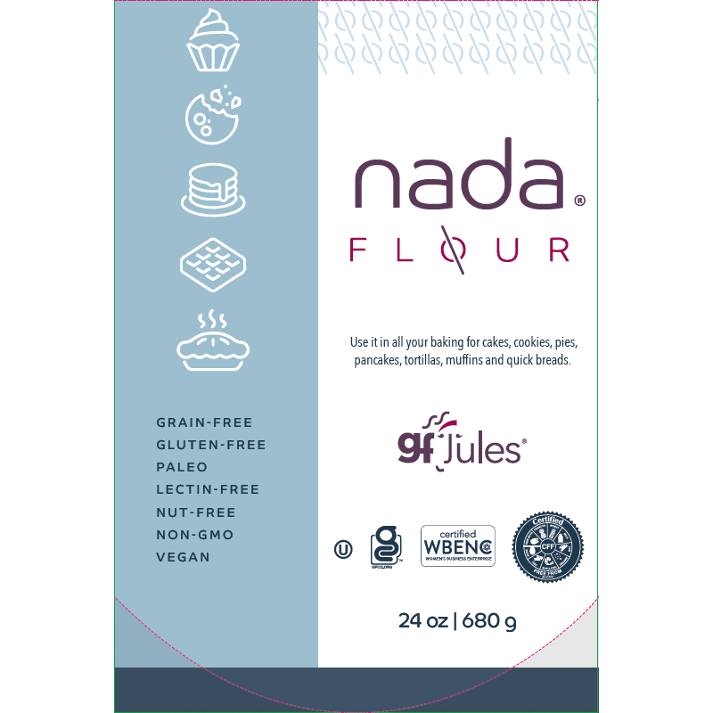gfJules gfJules NADA Flour Food Items White Smoke Pack of 1,Pack of 4,Case of 12