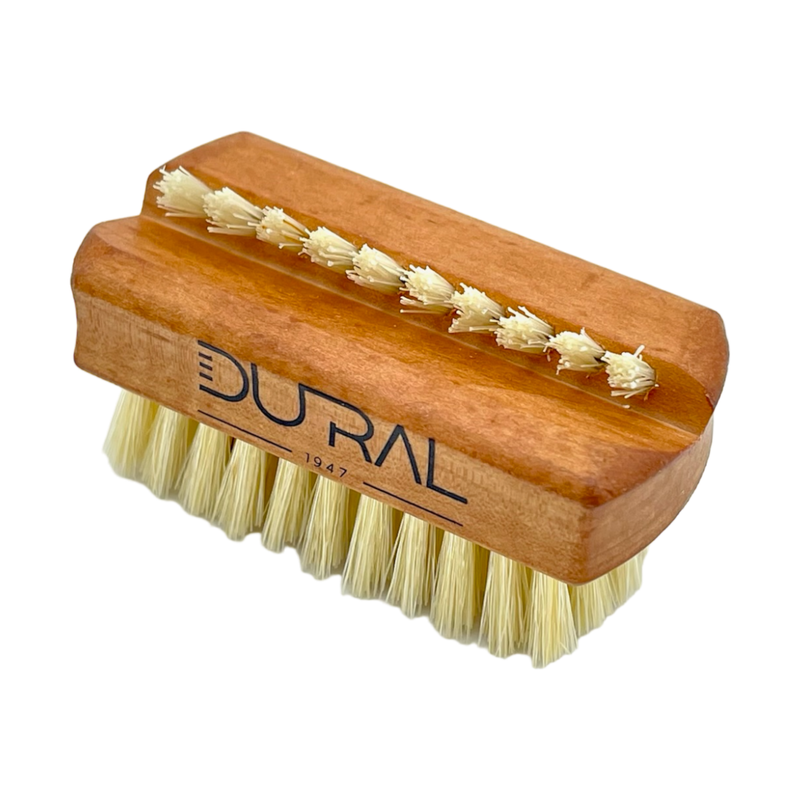 Dural Dural Pear wood hand/nail brush with natural bristles - 1 & 5 rows Hand/Nail Brush Chocolate
