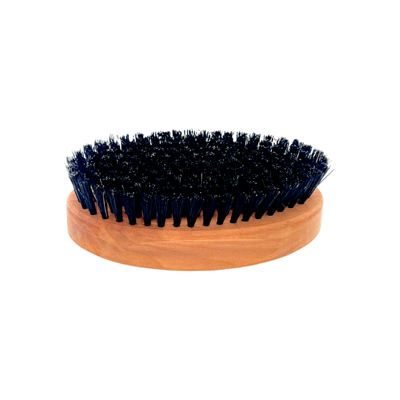 Dural Dural Pear Wood XL Soft Beard Brush With Natural Bristles Beard Brush Dark Salmon