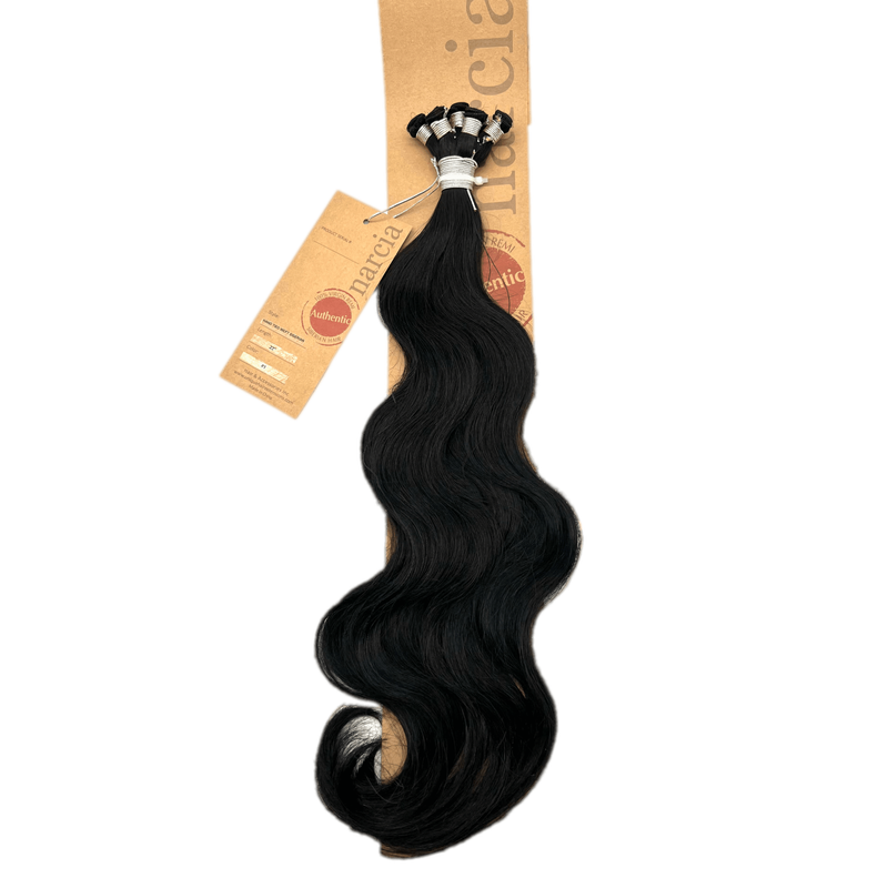 VIP Extensions Narcia Remy Siberian Hand Tied Weft 22" (100g) Hair Extension White Smoke Body Wave /1
