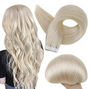 VIP Extensions Narcia Remy Siberian - Tape - 24" Hair Extension White Smoke White