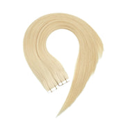 VIP Extensions Narcia Remy Siberian - Tape - 24" Hair Extension White Smoke L26 - Pure Blonde