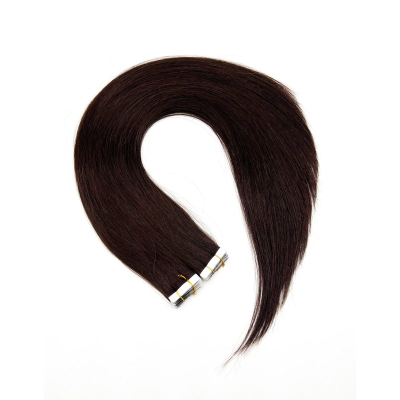 VIP Extensions Narcia Remy Siberian - Tape - 24" Hair Extension White Smoke 2 - Dark Brown