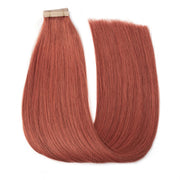 VIP Extensions Narcia Remy Siberian - Tape - 24" Hair Extension White Smoke 130 Copper Red