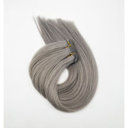 VIP Extensions Narcia Remy Siberian Weft Silky Straight - 18" Hair Extension White Smoke 18" / 1 - Black,18" / 2 - Dark Brown,18" / 4 - Medium Brown,18" / 6 - Brown,18" / L22 - Light Blonde,18" / L26 - Pure Blonde,18" / P14/22 - Golden Blonde / Light Blonde,18" / P6/16 -  Brown / Ash Blonde,18" / P6/22 - Brown / Light Blonde,18" / P4/14/30M -