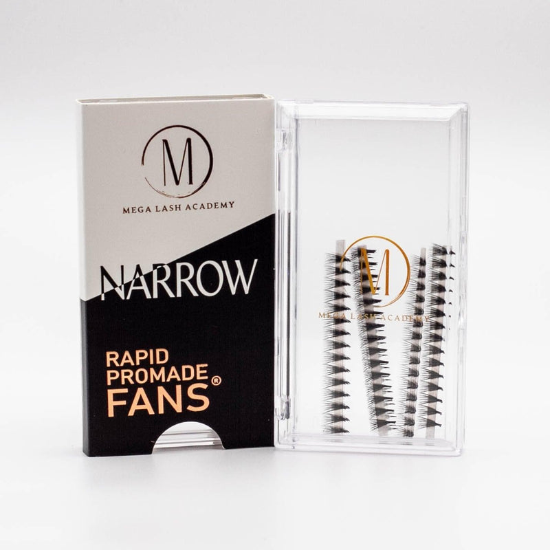 Mega Lash Academy Narrow 10D Rapid Promade Fans® - Single - 500 Fans Promade Fans Lavender 0.03 / CC / 9,0.03 / CC / 10,0.03 / CC / 11,0.03 / CC / 12,0.03 / CC / 13,0.03 / CC / 14,0.03 / CC / 15