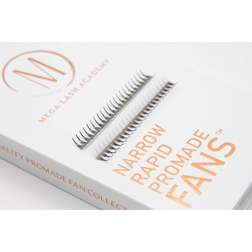 Mega Lash Academy Narrow 6D Rapid Promade Fans® - 1050 Fans Promade Fans Antique White 0.07 / C / Mixed 9-15 mm,0.07 / CC / Mixed 9-15 mm,0.07 / D / Mixed 9-15 mm