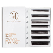 Mega Lash Academy Narrow 8D Rapid Promade Fans® - 1050 Fans Promade Fans Lavender 0.05 / C / Mixed 9-15 mm,0.05 / CC / Mixed 9-15 mm,0.05 / D / Mixed 9-15 mm