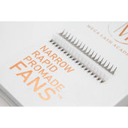 Mega Lash Academy Narrow 8D Rapid Promade Fans® - 1050 Fans Promade Fans Antique White 0.05 / C / Mixed 9-15 mm,0.05 / CC / Mixed 9-15 mm,0.05 / D / Mixed 9-15 mm