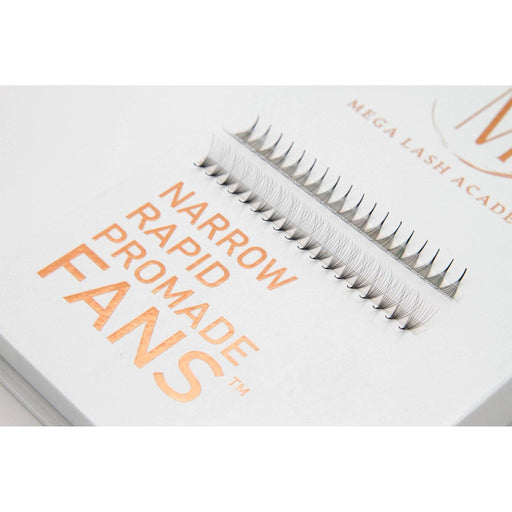 Mega Lash Academy Narrow 8D Rapid Promade Fans® - 1050 Fans Promade Fans Antique White 0.05 / C / Mixed 9-15 mm,0.05 / CC / Mixed 9-15 mm,0.05 / D / Mixed 9-15 mm