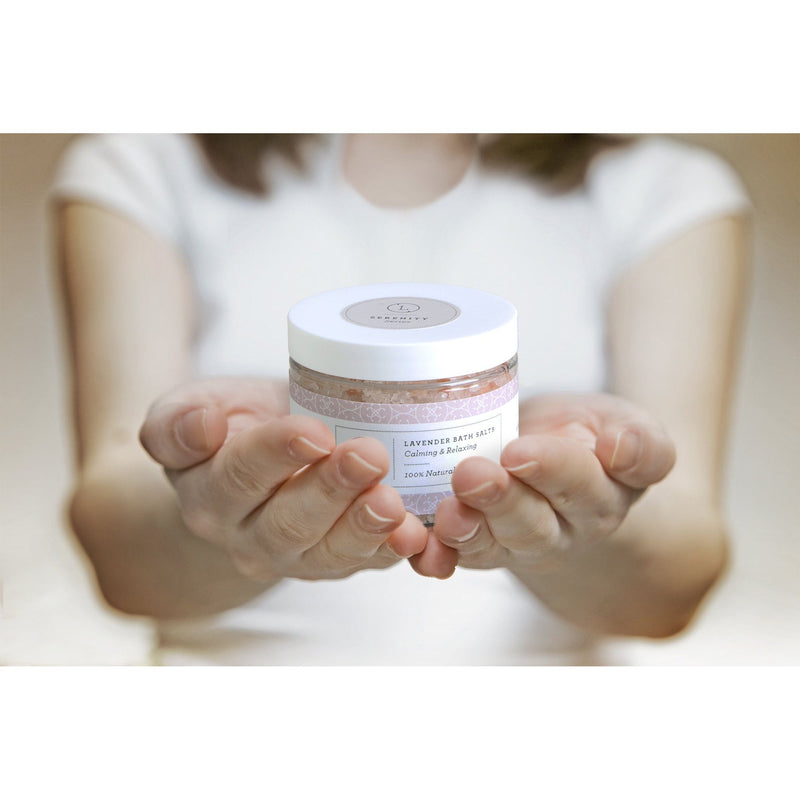 Lizush CBD Lavender Natural Bath Salt Soak with CBD. Made with Dead sea, Epsom and Himalayan salts BATH SALTS Light Gray