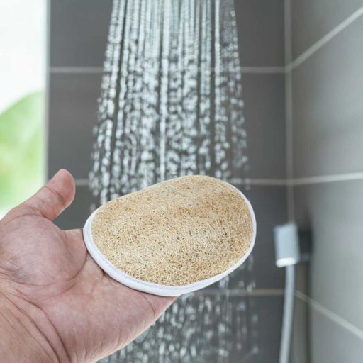 Shave Essentials Natural Loofah Shower Sponges, Brushes & Scrubs Dim Gray