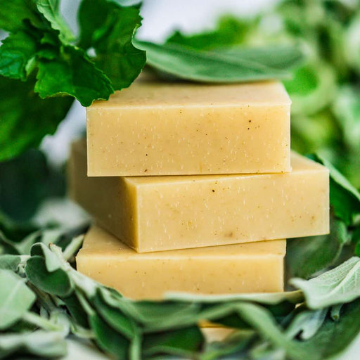 Chagrin Valley Soap & Salve Natural Soap: Sage Mist Soap Light Goldenrod Travel Size Bar 1.7 oz