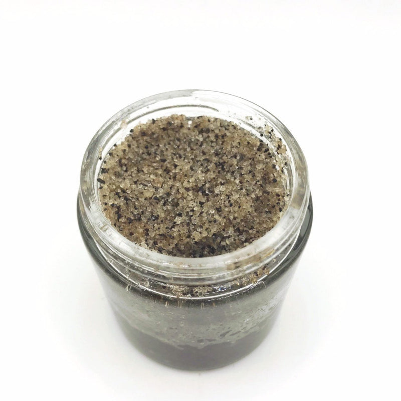 Rooted Earth Farm + Apothecary Coffee Sugar Body Scrub Face Masks + Scrubs White Smoke 4 oz,8 oz