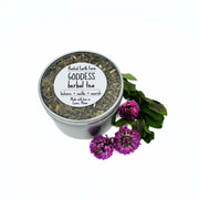 Rooted Earth Farm + Apothecary Goddess Herbal Tea Tin Herbal Teas White Smoke