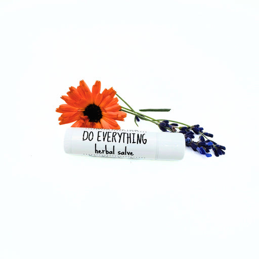 Rooted Earth Farm + Apothecary Do Everything Salve Herbal Salves + Balms White Smoke 0.15 oz tube