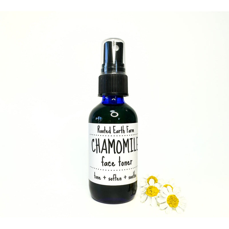 Rooted Earth Farm + Apothecary Chamomile Face Toner Face Toners Snow 1 oz,2 oz,4 oz