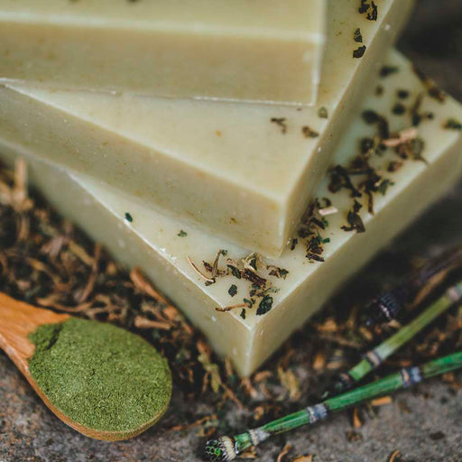 Chagrin Valley Soap & Salve Shampoo Bar: Nettle Shampoo Bar Dim Gray Travel Size Bar 1.7 oz