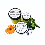 Rooted Earth Farm + Apothecary Belly Balm Herbal Salves + Balms White Smoke 1 oz,2 oz,4 oz