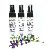 Rooted Earth Farm + Apothecary Yoga Mat Spray Gift Set Yoga Mat Sprays White Smoke kraft (brown),red + green,blue + white