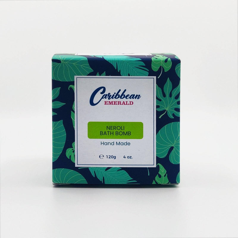 Caribbean Emerald Neroli Bath Bomb Bath Bomb Black