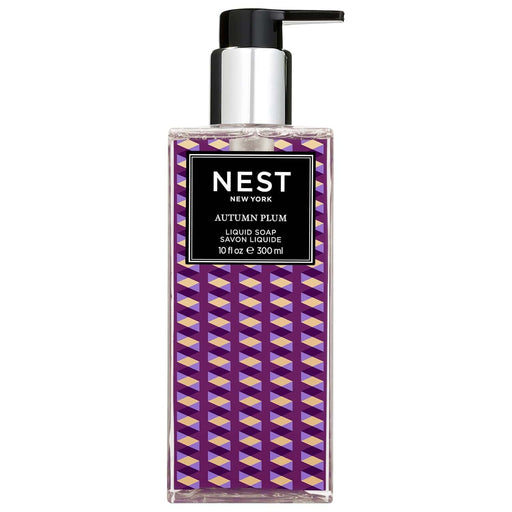 Nava Beauty Nest New York Autumn Plum Liquid Soap 10 OZ White Smoke