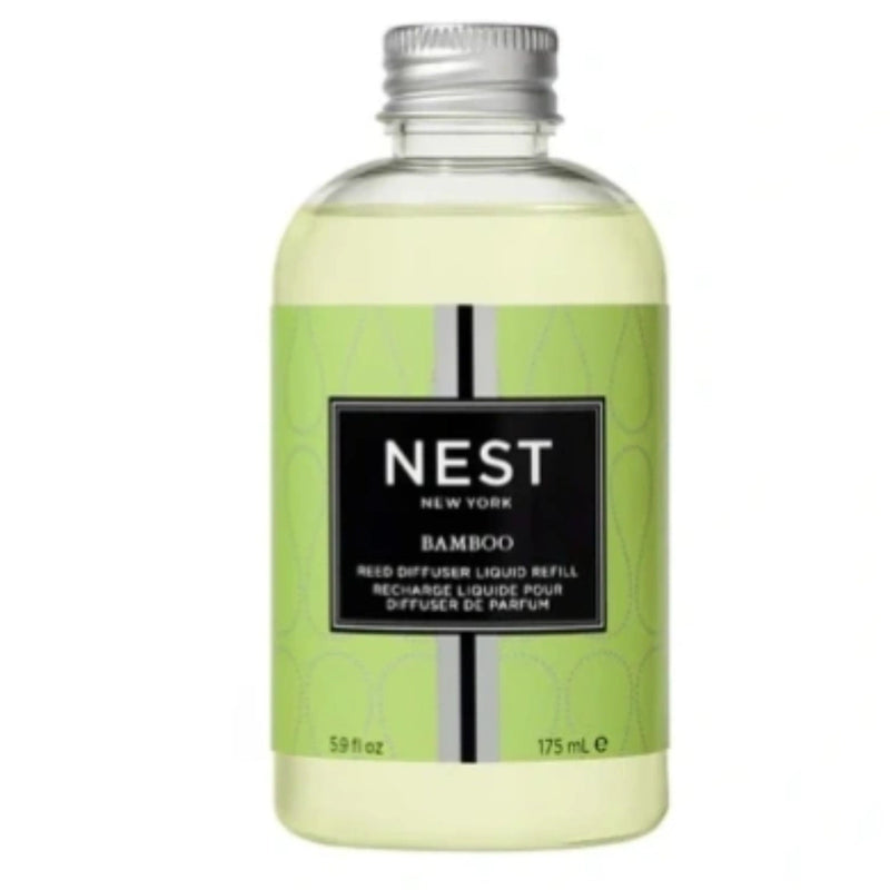 Nava Beauty Nest New York Bamboo Reed Diffuser Liquid Refill 5.9 Oz Fragrance White Smoke
