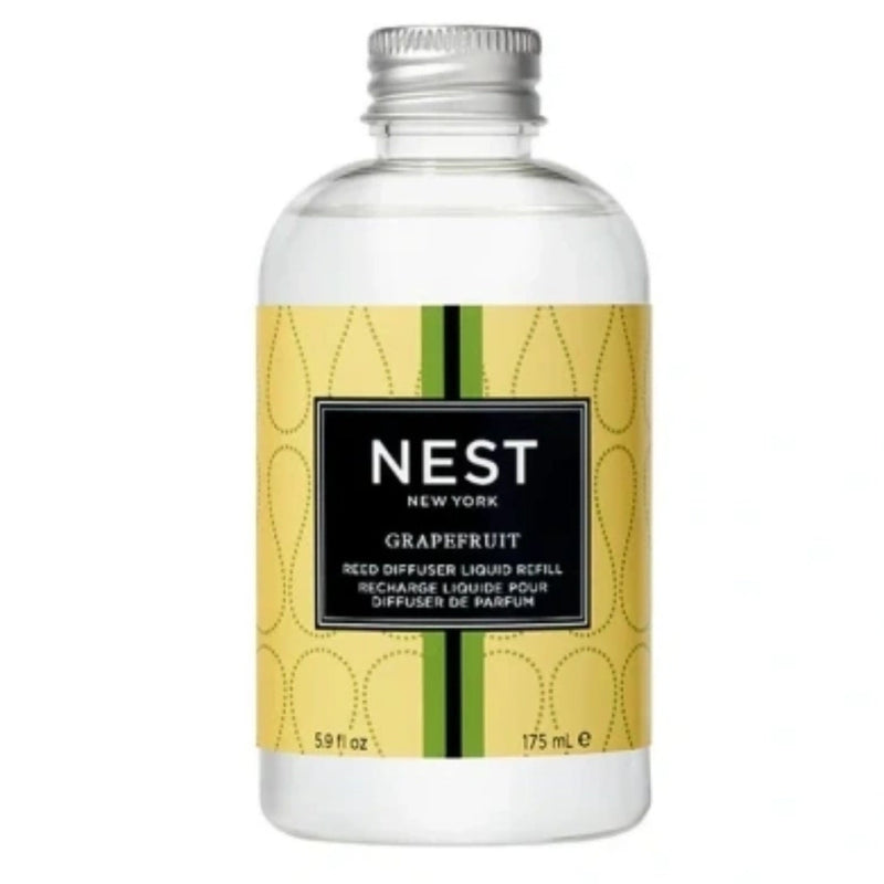 Nava Beauty Nest New York Grapefruit Reed Diffuser Liquid Refill 5.9 Oz Fragrance White Smoke