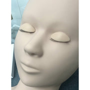 VIP Extensions Eyelash Practice Mannequin with 3 Sets of Removable Eyes Salon Supplies Light Gray 1,2