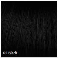 VIP Extensions Trendy Fringe & Bun Hair Extension Black 808064283380