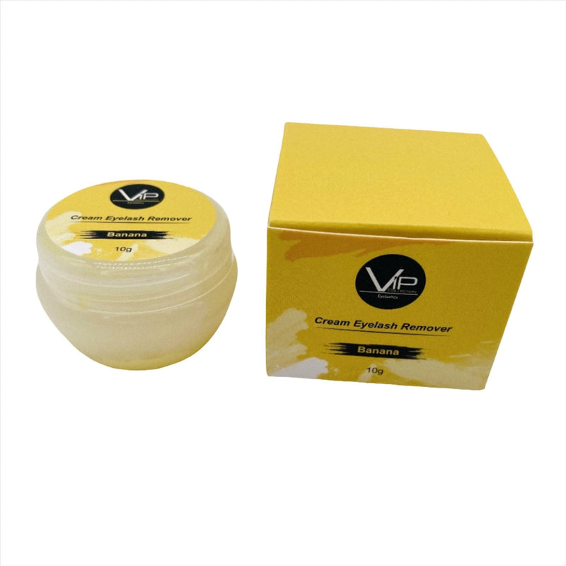 VIP Extensions VIP Eyelash Remover Cream, 10 mL Salon Supplies White Smoke BANANA
