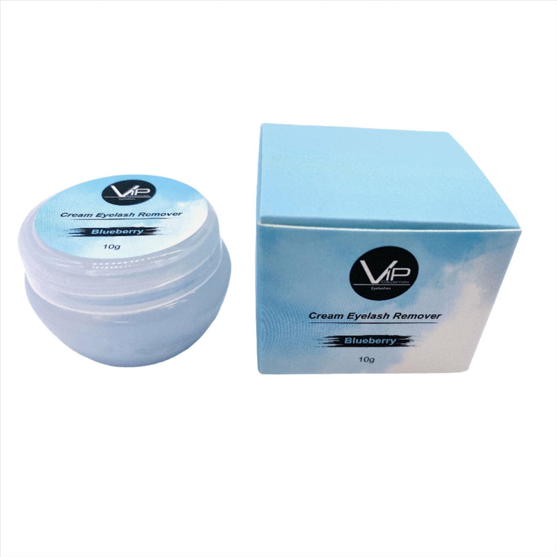 VIP Extensions VIP Eyelash Remover Cream, 10 mL Salon Supplies White Smoke Blueberry