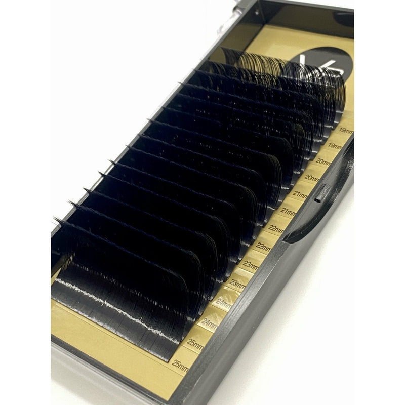VIP Extensions VIP Faux Mink XL, 14 Lines 19-25mm, 2 Lines Per Size Eyelash Extensions White Smoke 0.07 / D,0.07 / CC,0.07 / C,0.07 / DD,0.05 / D,0.05 / CC,0.05 / C,0.05 / DD