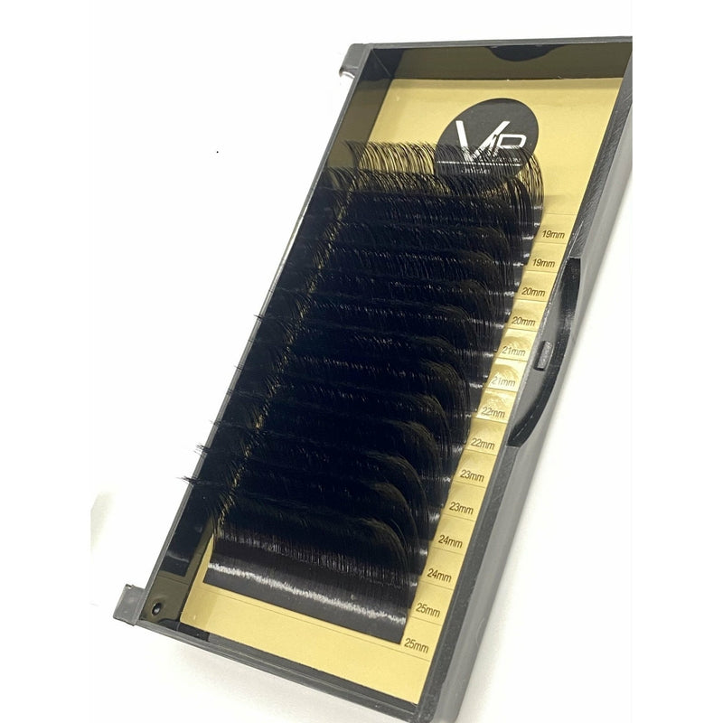 VIP Extensions VIP Faux Mink XL, 14 Lines 19-25mm, 2 Lines Per Size Eyelash Extensions White Smoke 0.07 / D,0.07 / CC,0.07 / C,0.07 / DD,0.05 / D,0.05 / CC,0.05 / C,0.05 / DD