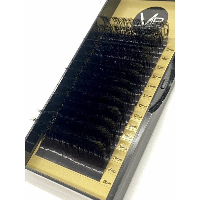 VIP Extensions VIP Faux Mink XL, 14 Lines 19-25mm, 2 Lines Per Size Eyelash Extensions White Smoke 0.07 / D,0.07 / CC,0.07 / C,0.07 / DD,0.05 / D,0.05 / CC,0.05 / C,0.05 / DD