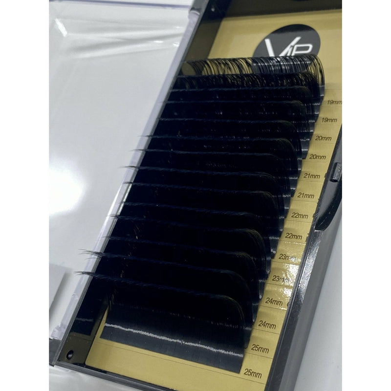 VIP Extensions VIP Faux Mink XL, 14 Lines 19-25mm, 2 Lines Per Size Eyelash Extensions Black 0.07 / D,0.07 / CC,0.07 / C,0.07 / DD,0.05 / D,0.05 / CC,0.05 / C,0.05 / DD
