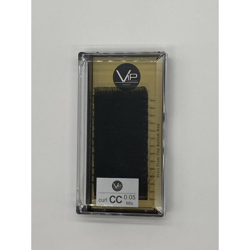 VIP Extensions VIP Faux Mink XL, 14 Lines 19-25mm, 2 Lines Per Size Eyelash Extensions Gray 0.07 / D,0.07 / CC,0.07 / C,0.07 / DD,0.05 / D,0.05 / CC,0.05 / C,0.05 / DD