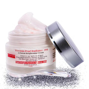 gymsegbë Precious Pearl Radiance Brightening Cream Anti-Aging, Dark Spots, Hyperpigmentation White Smoke 1 Jar Save $5.80,2 Jars Save $8.59,3 Jars Save $13.38,4 Jars Save $46.97