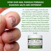 COLEHERBALS LLC 13 - Dr. Cole's Organic Nail Fungus Salts Formula Herbal Lavender