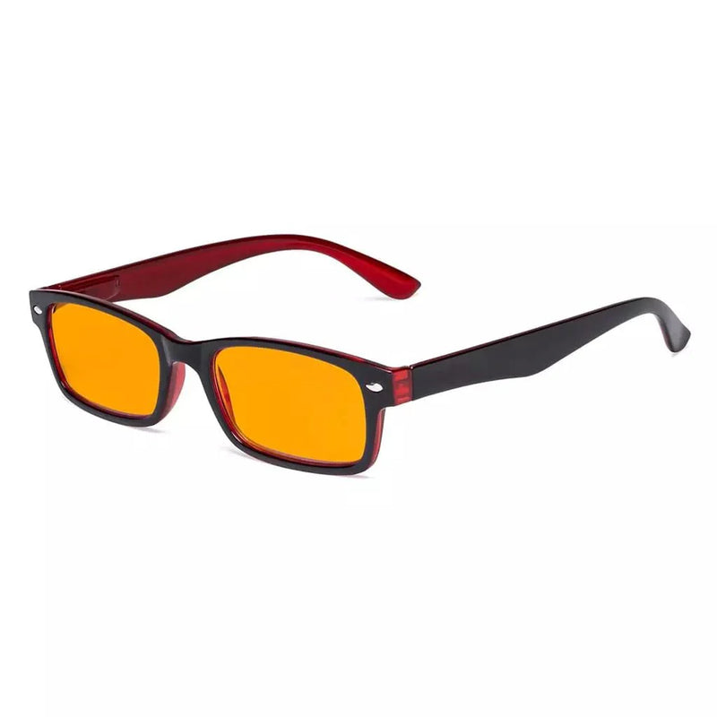 eyekeeper.com Nighttime Glasses Blue Light Blocking Reading Glasses DS055 Eyeglasses White Smoke Black Red / +0.50,Black Red / +0.75,Black Red / +1.00,Black Red / +1.25,Black Red / +1.50,Black Red / +1.75,Black Red / +2.00,Black Red / +2.25,Black Red / +2.50