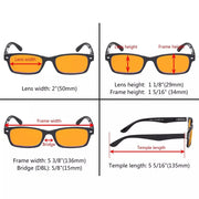 eyekeeper.com Nighttime Glasses Blue Light Blocking Reading Glasses DS055 Eyeglasses White Smoke Black / +0.75,Black / +1.00,Black / +1.25,Black / +2.25,Black Brown / without magnification,Black Brown / +0.50,Black Brown / +0.75,Black Brown / +1.00,Black Brown / +1.25,Black Brown / +1.50,Black Brown / +1.75,Black Brown / +2.00,Black Brown / +2.25,Bla