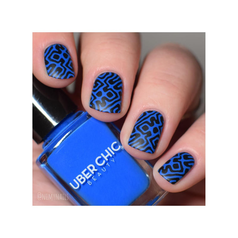 UberChic Beauty Blue My Mind - Stamping Polish Stamping Polish Tan