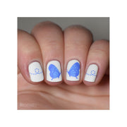 UberChic Beauty Butterflies Stamping Plate Rosy Brown