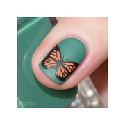 UberChic Beauty Butterflies Stamping Plate Dim Gray