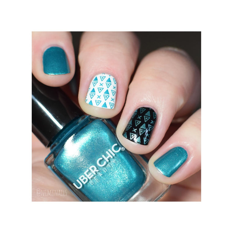UberChic Beauty Dance Teal Dawn - Stamping Polish Stamping Polish Gray