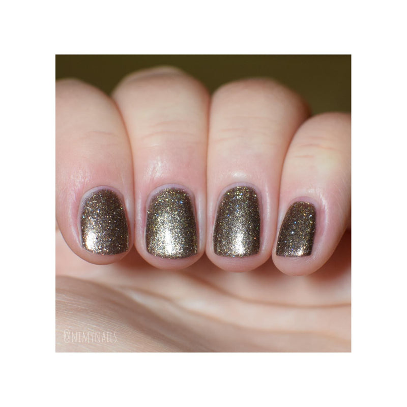 UberChic Beauty Celtic Queen - Holographic Polish Regular Polish Rosy Brown